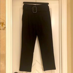 Forever 21 high waisted trousers with belt NWOT
